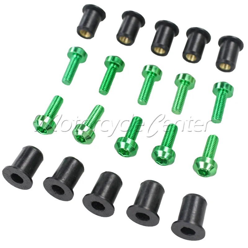 Мотоциклетные универсальные болты 5 мм для лобового стекла комплект винтов Honda