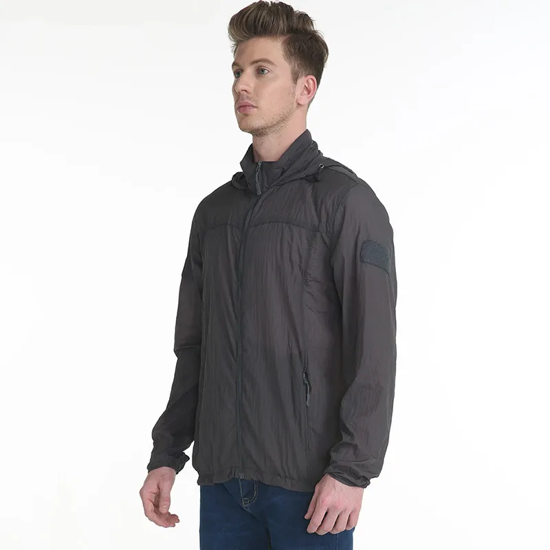 Портативная Военная армейская Водонепроницаемая Мужская куртка, новинка, летний ультра-светильник, нейлоновая тактическая куртка, камуфляжный плащ, 4XL 5XL
