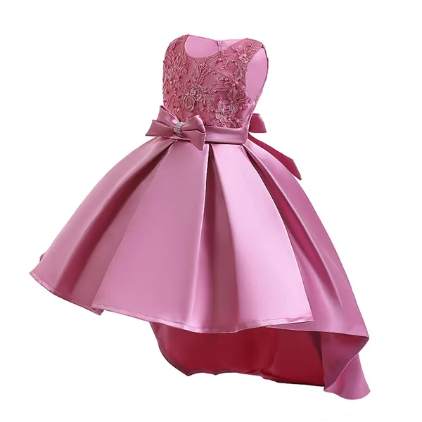 Dress O Вечерние платья для девочек; Детские платья для девочек; вечерние костюмы; Одежда для девочек с цветочным узором; элегантные платья для выпускного вечера - Цвет: Dress O