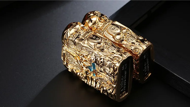 Чистая медь зажигалка Мужские гаджеты WOW керосиновое масло Lich King рельефная зажигалка Керосин аксессуары для сигарет Ретро табак