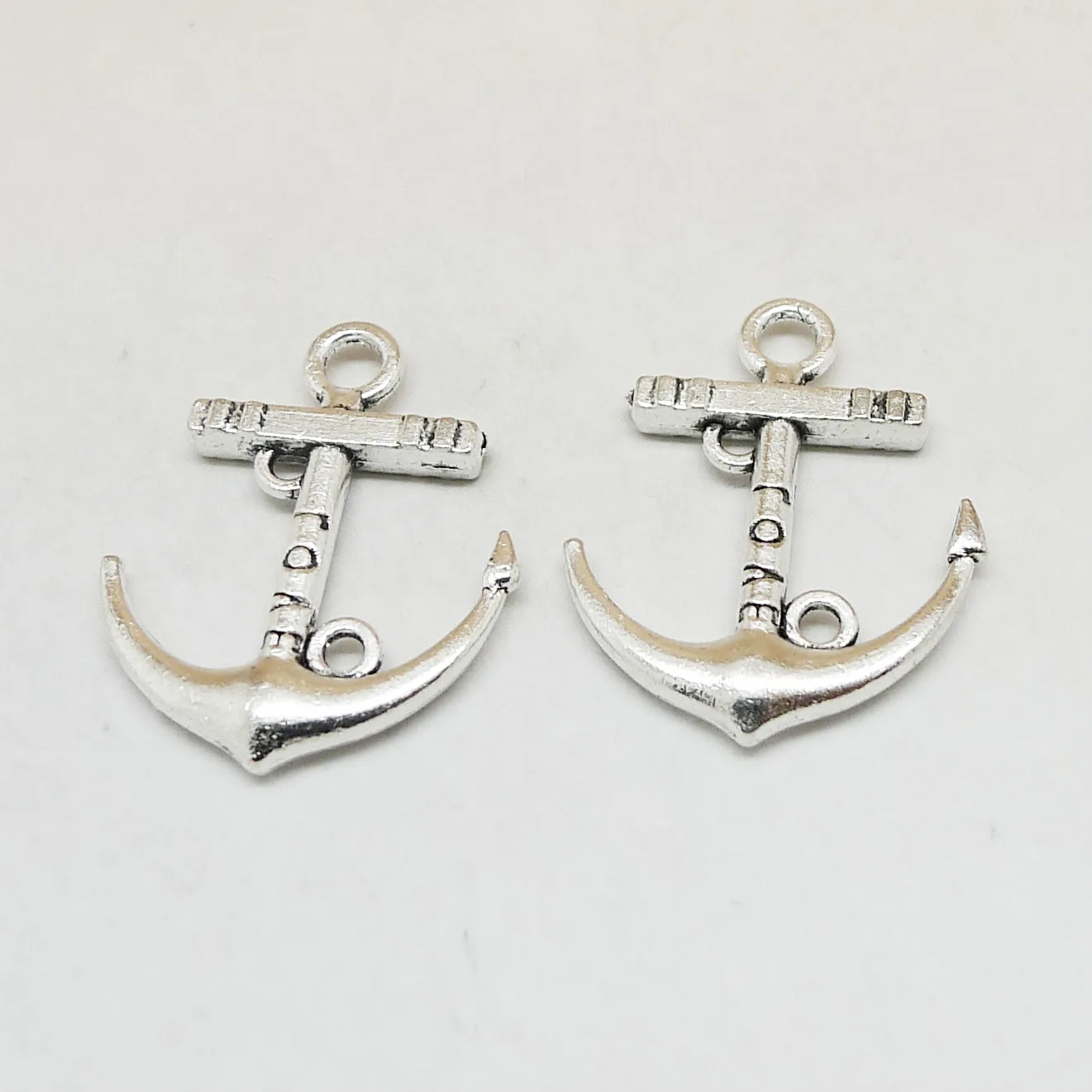

Wholesale 10PC 23x19MM Vintage Alloy Anchor Charms For Necklace Bracelet Earring Keychain Men For DIY Jewelry Making Accessories