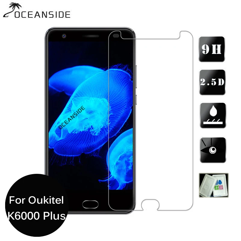2 шт для Oukitel K6000 Plus защита экрана из закаленного стекла 2,5 9h Защитная крышка стеклянная крышка на K6000Plus K 6000
