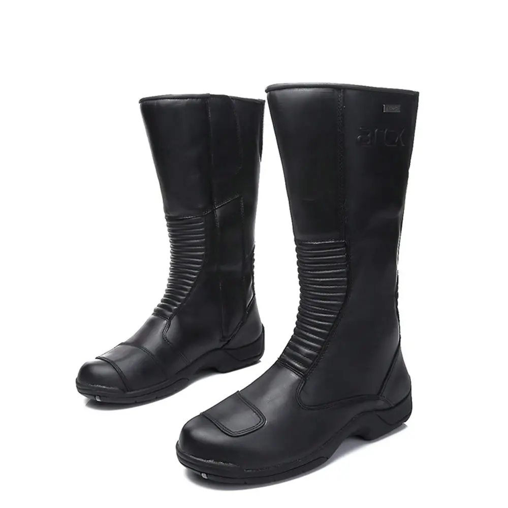 ARCX Motorcycle Boots Lapel Men Leisure Shoes Road Cycling Bike Scooter Motorbike Casual Leather Moto | Автомобили и мотоциклы