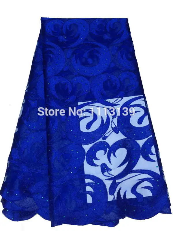 Бесплатная доставка DHL! Чистый белый африканский французский шнурок с бусины