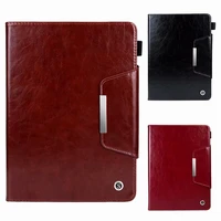genuine leather case for ipad air 1 2 pro 9 7 inch 2017 2018 business flip magnetic smart cover tablet stand case with card slot