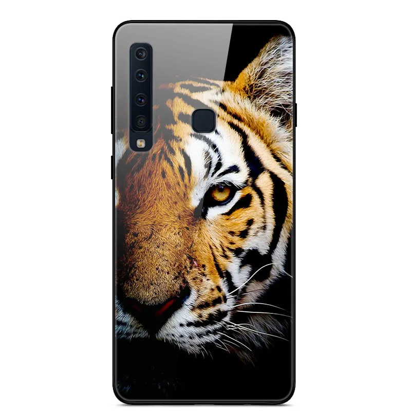 Чехол из закаленного стекла для samsung Galaxy A9, чехол с планетой космосом, стеклянный чехол на заднюю панель для samsung A9 A920F A920 A9S, чехол - Цвет: 27