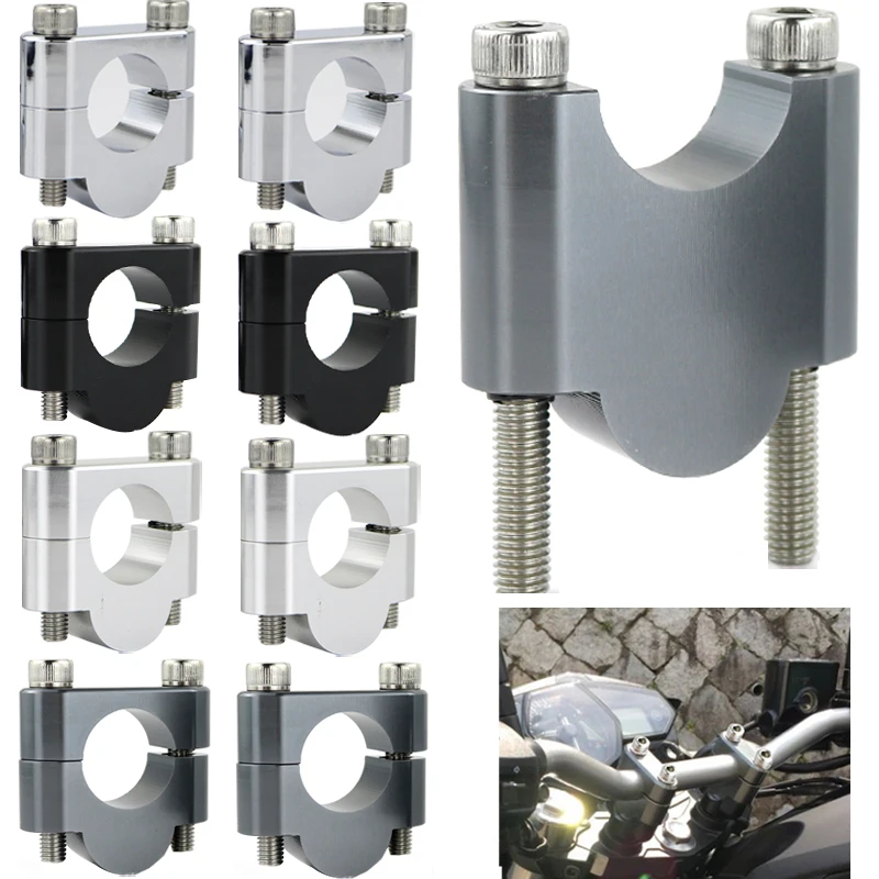 

Fit For Kawasaki KX250F KX450F KX500 KX65 KX80 KX100 7/8" 22mm Handlebar Risers Aluminum Mounting Handle Bar Riser Mount Clamps