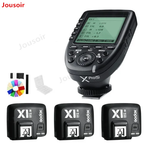Godox Xpro S TTL II 2 4G X Системы Беспроводной Управление с дистанционным триггером 2x X1R