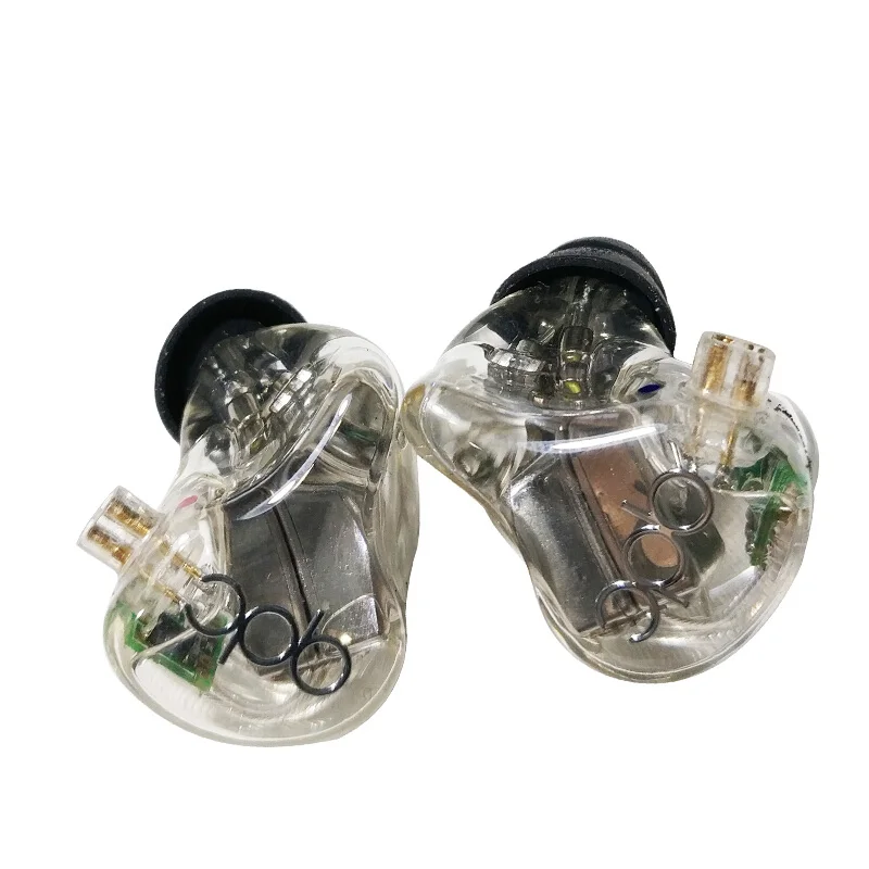 Transparent QDC HiFi 8 пользовательских наушников восемь-блок сбалансированной арматуры 8BA наушники-вкладыши звукоизолированный сабвуфер(8SH - Цвет: Transparent