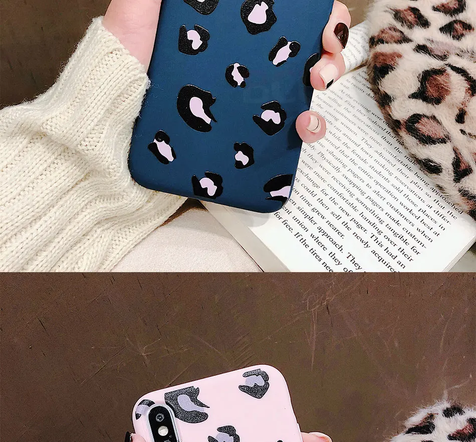 Модный Цветной леопардовый чехол для телефона для iphone XS Max XR X чехол для iphone 6 6s 7 8 plus задняя крышка роскошный мягкий чехол s Capa