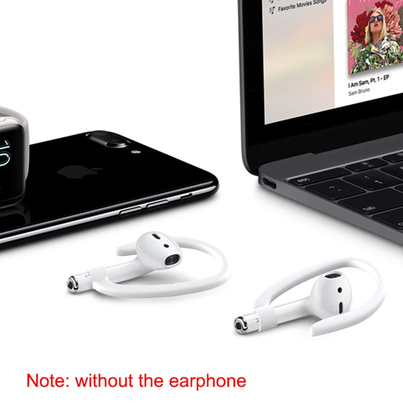 

Protective Earhooks Holder for Airpods Secure Fit Hooks Wireless Earphone Accessories Silicone Sports Anti-lost Ear Hook