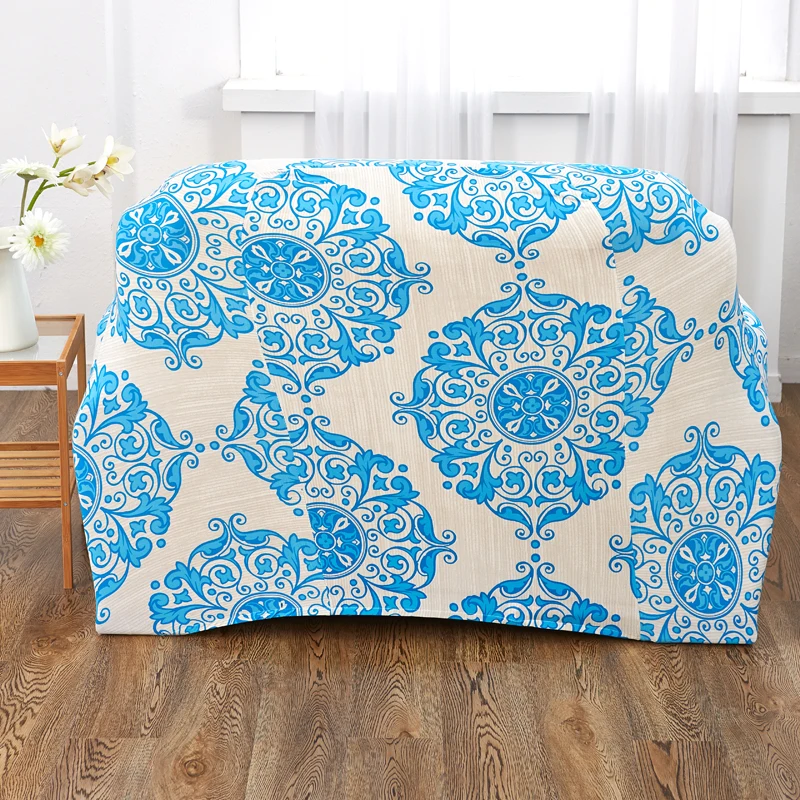 Чехол для дивана с принтом папа и мима эластичный чехол в стиле L|sofa cover elastic|stretch sofa