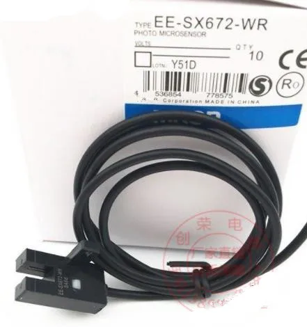 

10PCS EE-SX670-WR/671/672/674A-WR Photoelectric Switch Sensor DC5-24V Cable 1M