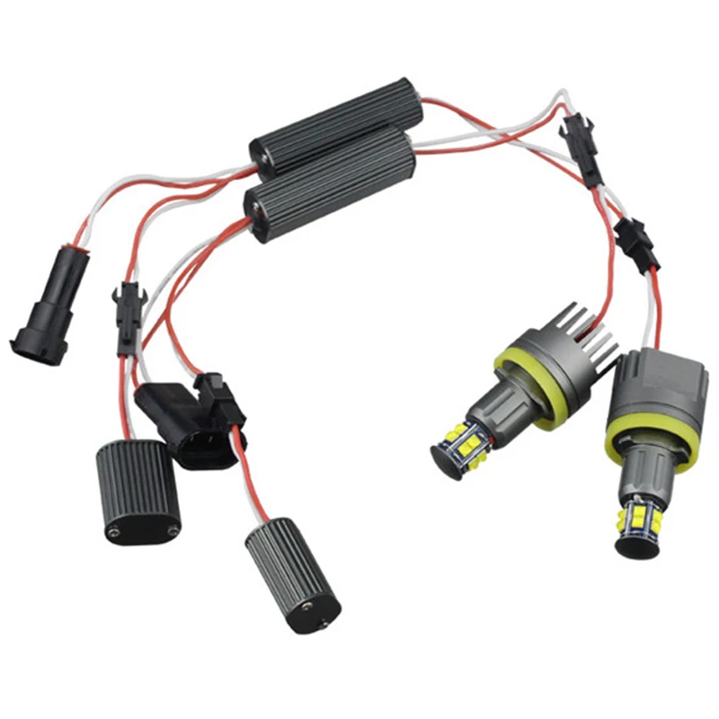 2 шт. Автомобильные светодиодные лампы ангельские глазки 12 В 120 Вт|Аксессуары для