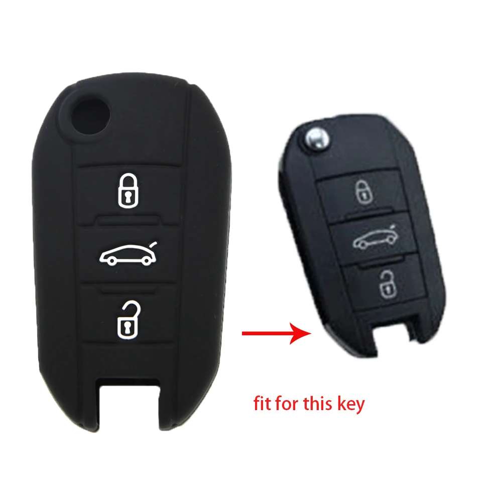 Купить 2 отправить один водонепроницаемый прочный силиконовый 3 кнопочный ключ