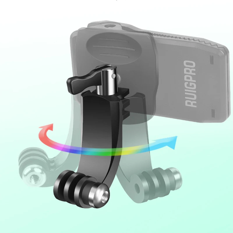 New Backpack Clip Clamp 360 Degree Rotary Fixed Mount bracket For Gopro Hero 7 6 5 DJI OSMO action Sports Camera Accessories