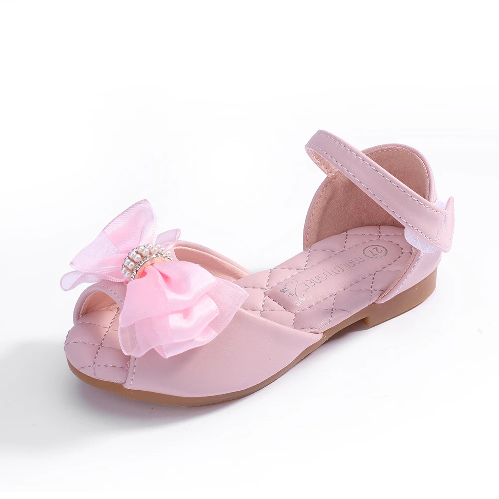 2019 Модная стильная детская обувь летняя для девочек детские сандалии принцессы