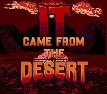 It Came From The Desert 16 bit MD Game Card For Sega Mega Drive SEGA Genesis | Электроника