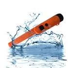 Модернизированный профессиональный ручной металлоискатель SHRXY, водонепроницаемый регулируемый указатель оранжевогочерного цвета