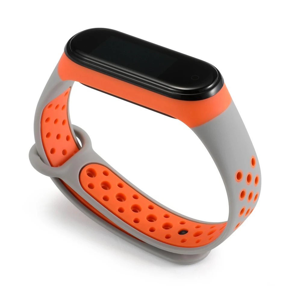 Браслет для xiaomi mi Band 3 4 спортивный ремешок часы силиконовый ремешок для xiaomi mi band 4 3 Correa браслет mi band 4 3 ремешок