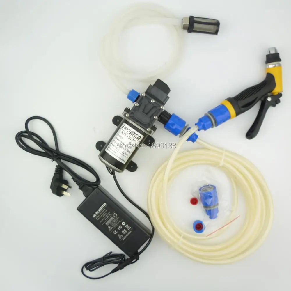 Pаспродажа Автоматическая мойка высокого давления, портативная мойка автомобиля 12 в 100 Вт, мойка автомобиля