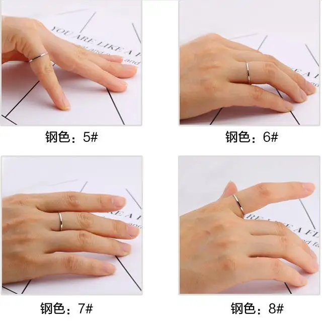 1 шт. кольцо из нержавеющей стали ширина мм|ring rose gold|finger ringstainless steel ring |