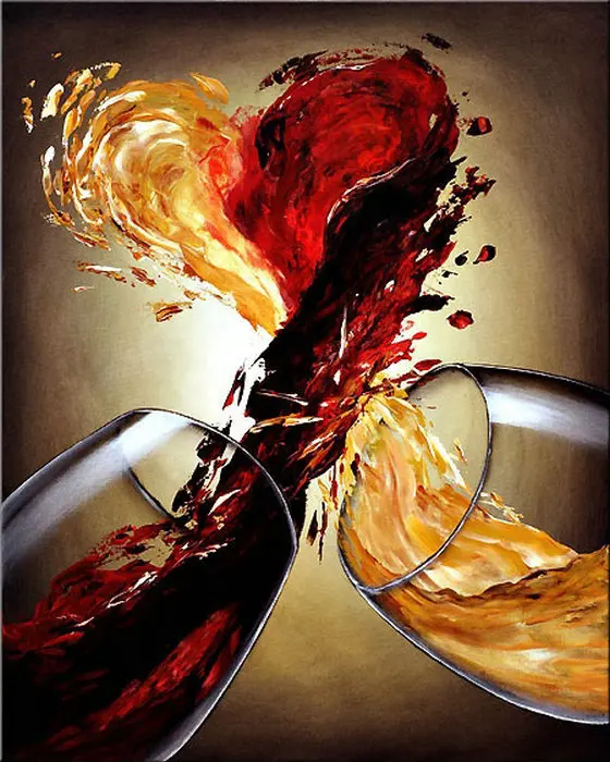 

Full DIY 5D Diamond Mosaic picture Cheers! Diamond Painting Cross Stitch Kits Diamond Embroidery red wine Patterns Rhinestones
