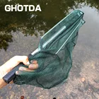Телескопическая портативная рыболовная сеть GHOTDA из алюминиевого сплава треугольная 150170210 см раздвижная рыболовная сеть