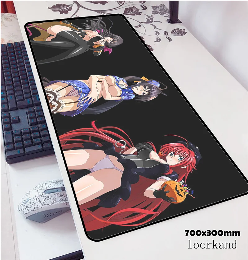 Коврик для мыши средней школы dxd 700x300x3 мм коврик notbook компьютерная padmouse большой