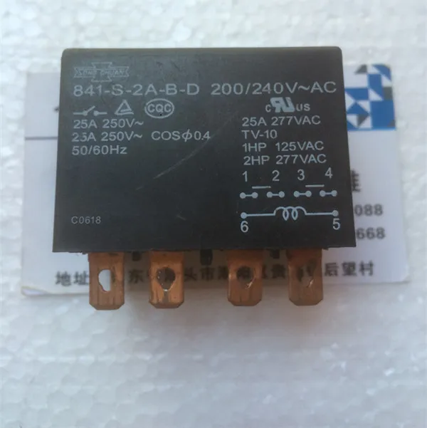 

841-S-2A-B-D 200/240V-AC реле