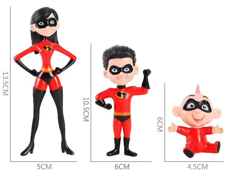 Экшн фигурка Pixar The Incredibles 2 17 см семейная упаковка Супермена тире Джека партера