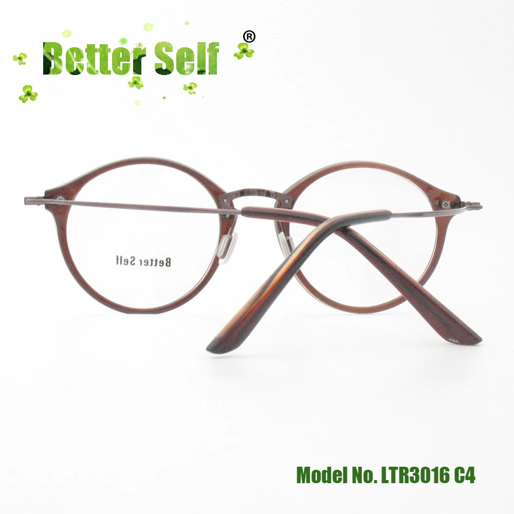 Круглые очки Ретро рамка мужчины могут сделать компьютер Lentes PC Opticos Mujer металлические очки с дужками женщины беттер Селф сток LTR3016