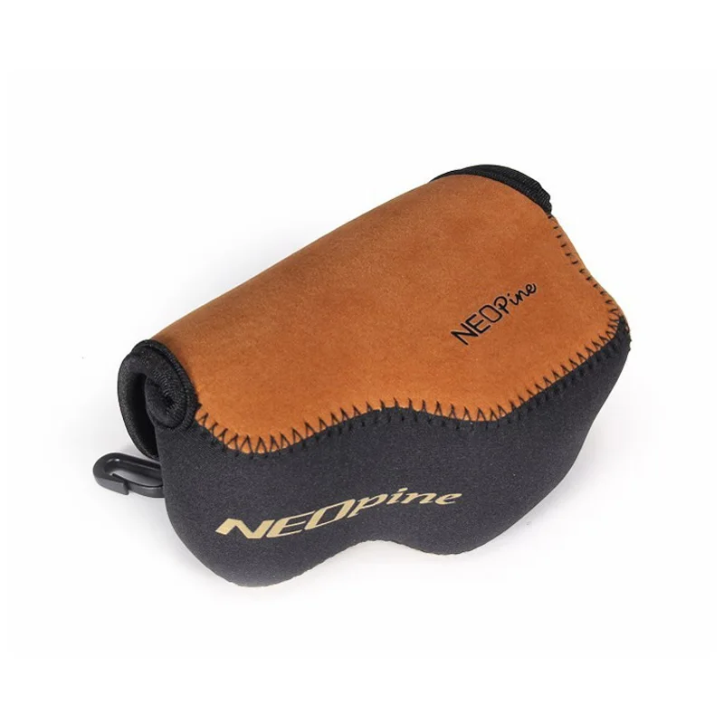 portable Neoprene camera bag case for Panasonic LX100 LX100II LX100M2 pouch soft cover protector with Carabiner | Электроника