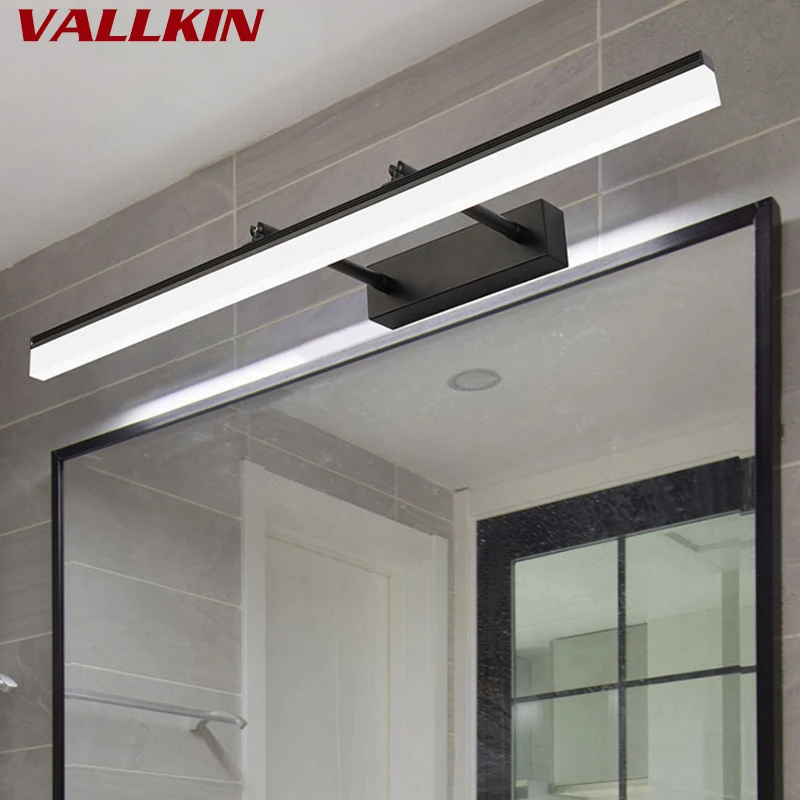 Модные металлические светодиодные передние зеркальные светильники для ванной