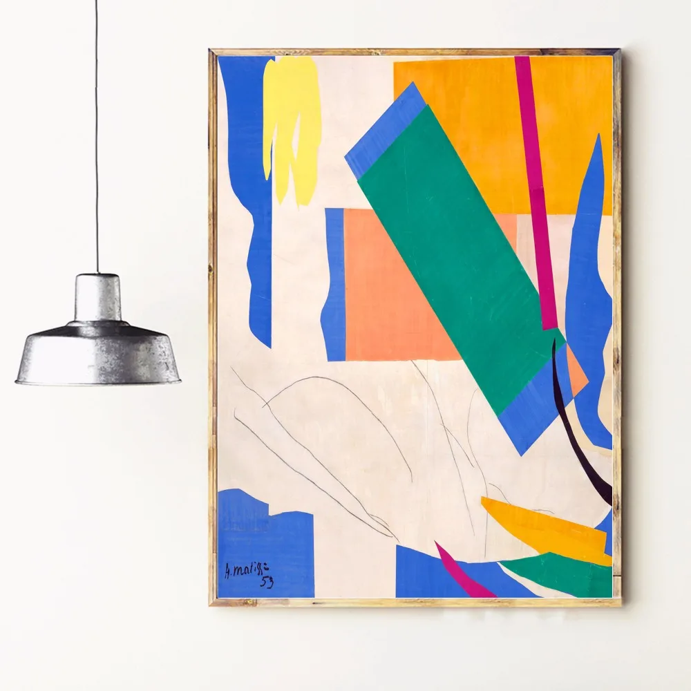 Matisse Абстрактная Картина на холсте Wall Art Nordic украшения дома Современные плакат