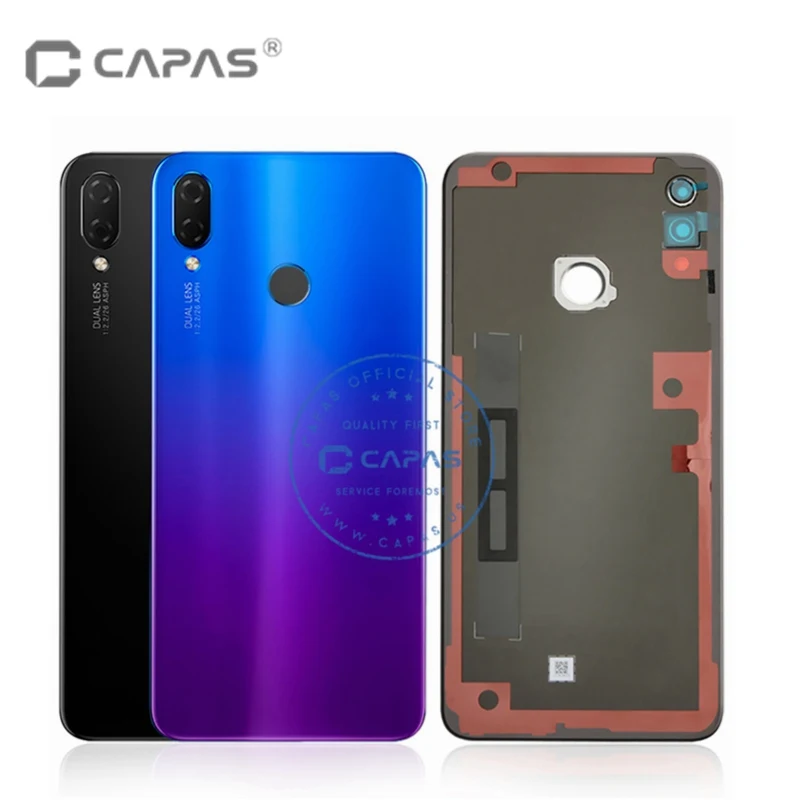 huawei P Smart+ заднее стекло для корпуса+ стекло для камеры huawei Nova 3i задняя крышка для батареи 3 М лента запасные части