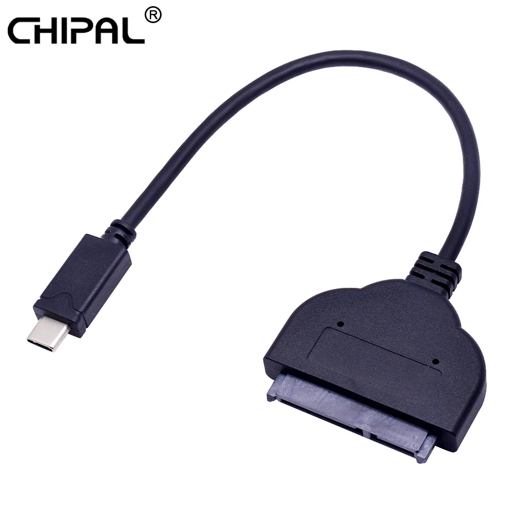 CHIPAL 100 шт. USB 3 1 Type C к SATA 0 кабель Serial ATA III 22Pin конвертер для Macbook Phone 2 5 &quotHDD