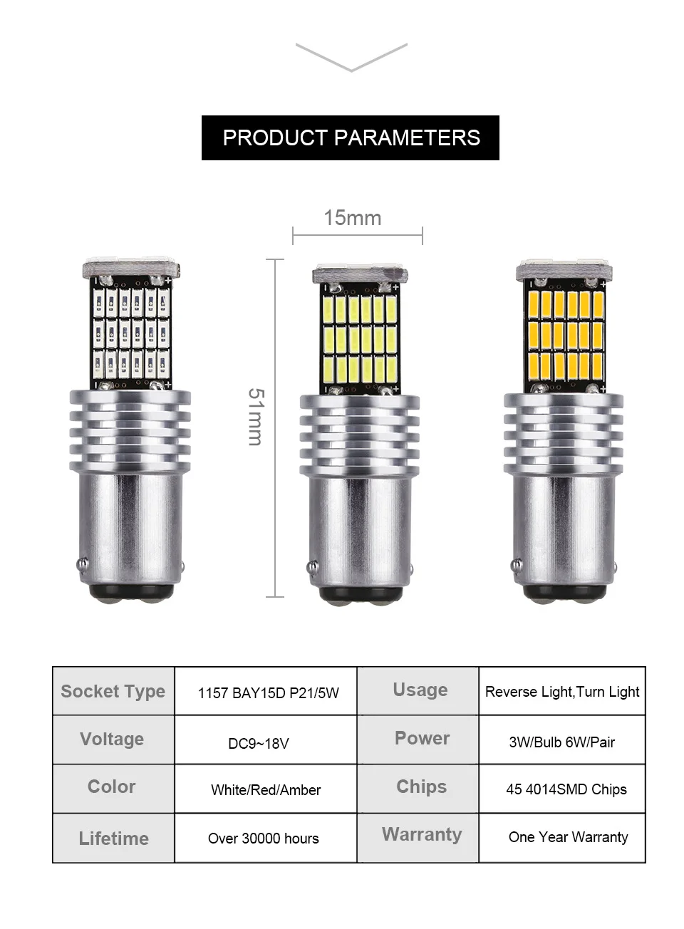 ANMINGPU 2x автомобильная светодиодная сигнальная лампа P21/5 W Led 1157 Bay15d лампы без ошибок 45 Led smd 4014 Задний сигнал тормоза стоп Обратный светильник красный