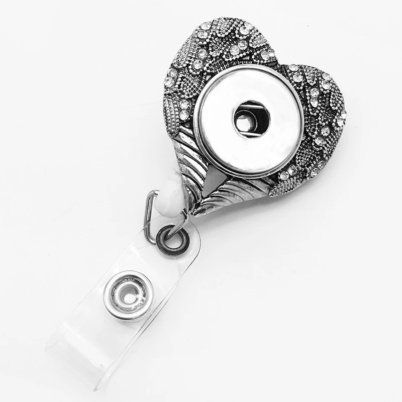 6 стилей бейдж катушка ID держатель выдвижной Бейдж любовь крыло Сменные оснастки