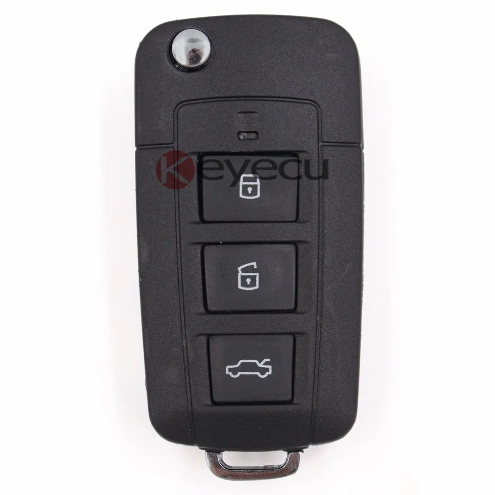 Модифицированный сменный корпус KEYECU складной дистанционный ключ бесключевой