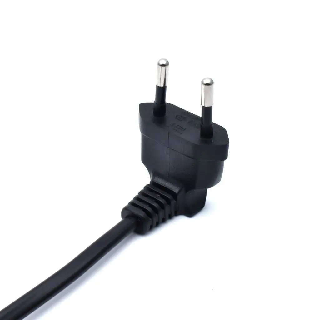 2 контактный угловой штекер ЕС для кабеля питания IEC 60320 C7 samsung Philips Sony LED TV 300