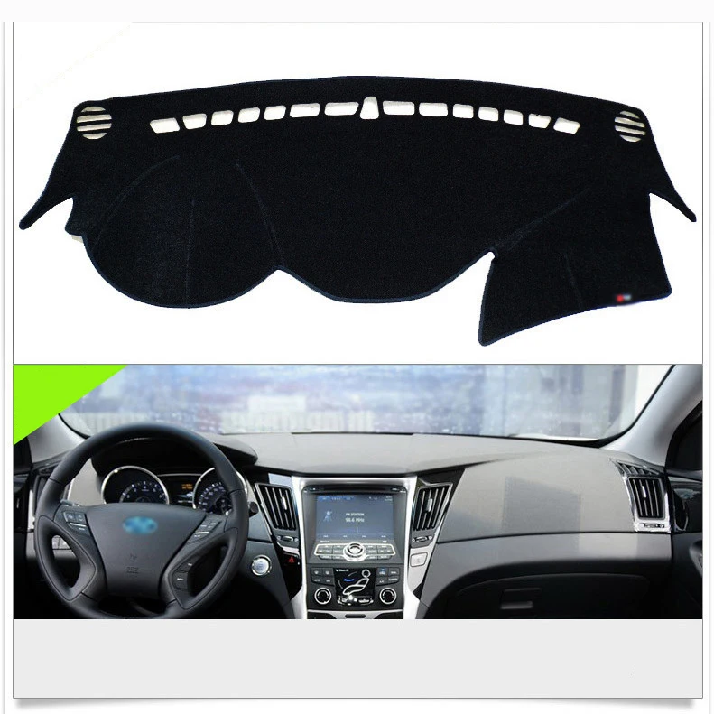 Interior Dashboard Carpet Photophobism Protective Pad Mat For Hyundai Sonata 8th