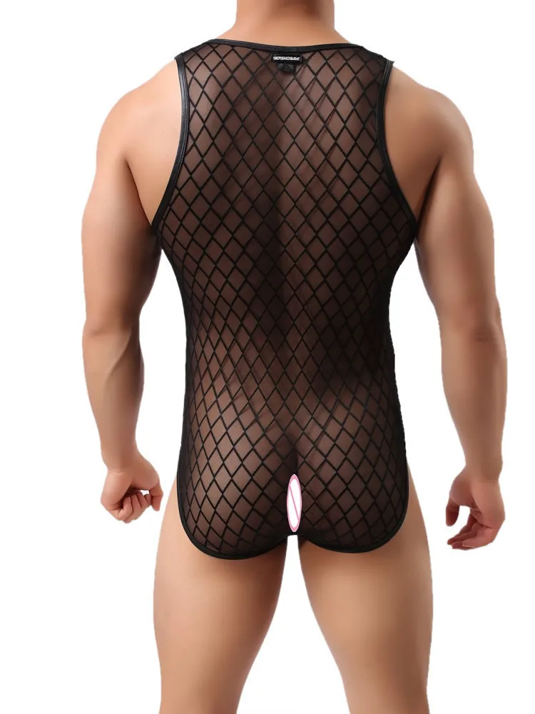 Сексуальное нижнее белье в сетку для девочек мужское похудения боди тонкое новое