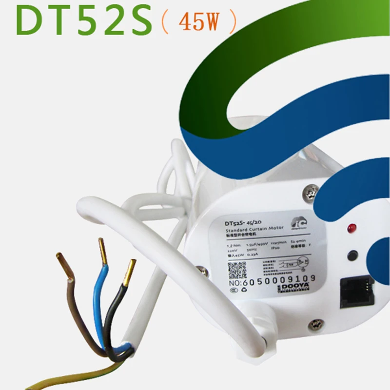 

Ewelink Dooya DT52S Electric Curtain Motor 220V Open Closing Window Curtain Track Motor Smart Home Motorized 45W Curtain Motor