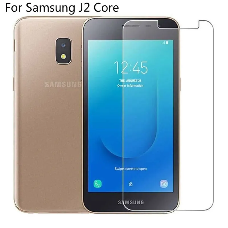Закаленное стекло 9h для Samsung Galaxy J2 Core Защита экрана 2.5D Premium J2Core защитная пленка 5 0