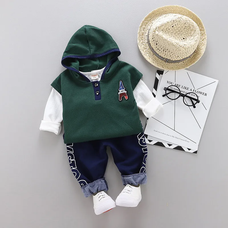 2018 high quality Cotton autumn casual kid suit children set baby clothing boys girl clothes | Детская одежда и обувь