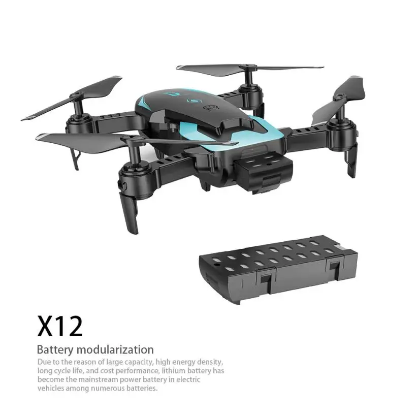X12 X12S WiFi FPV RC Дрон с 0.3MP/1080 P/4 K HD Двойная камера оптический поток RC Квадрокоптер для игрушек Детский Дрон vs SG106 Visuo xs816