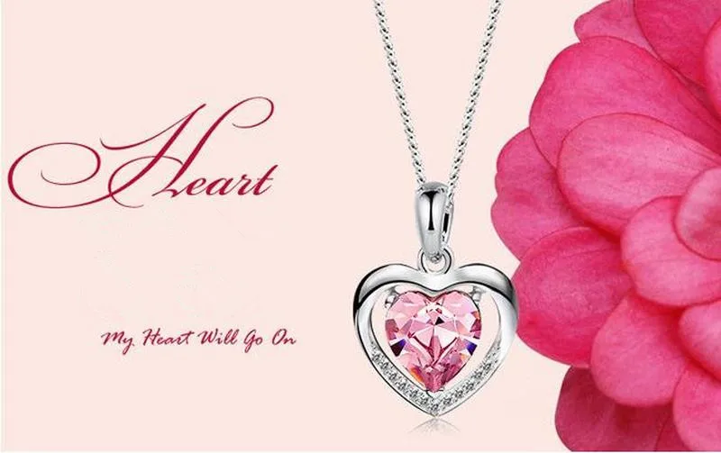 Очаровательное женское посеребренное ожерелье для женщин ювелирные изделия