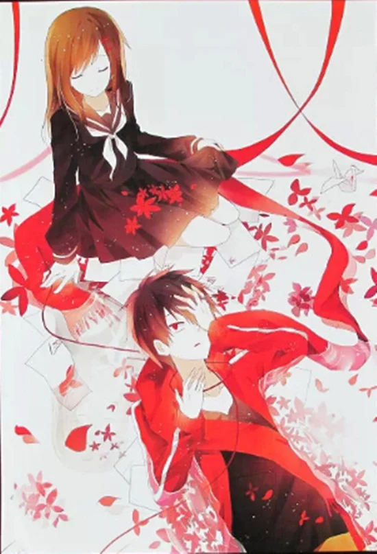 8 шт./компл. MekakuCity актеры плакат Shintaro / Ene Kido Kano аниме фигуры лот для стен 42x29 см