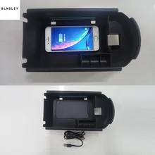10W fast charging for 2016-2018 Toyota C-HR CHR C HR Mobile phone wireless charging armrest box storage car accessories
